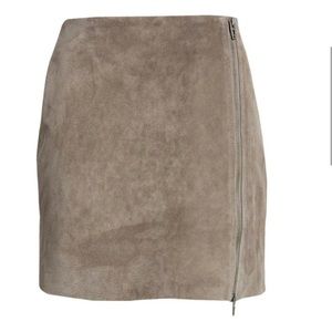 BLANK NYC Suede Mini Skirt